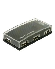 Delock Hub 4 x High Speed USB 2.0 Desktop 4 Anschlüsse (61393)