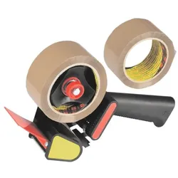 Scotch Handabroller »H-180« mit 2 Rollen Packband »309«