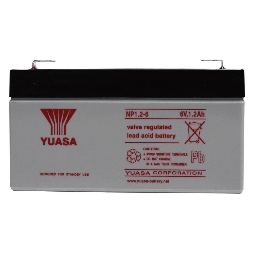 Yuasa Bleiakku 6 V 1.2 Ah NP1.2-6 NP (1200 mAh, 6 V) (NP1.2-6)