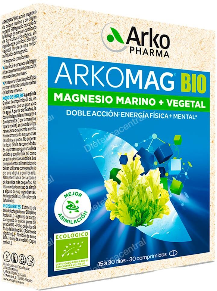 Arkopharma arkovital doble magnesio 30comp.