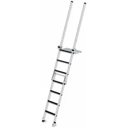 Munk, Leiter + Gerüst, Stufen-Baugrubenleiter 4 Stufen (Anlegeleiter, 225 cm)