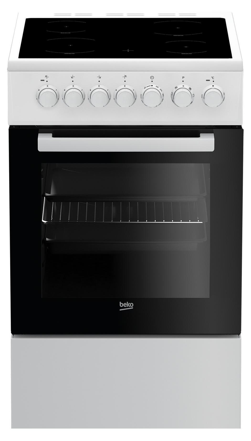 Beko FSM57100GW Standherd Restwärmeanzeige Zeitschaltuhr 55L Weiß Zeitschaltuhr