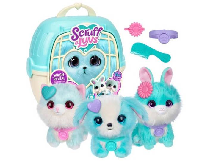 Moose Toys Scruff a Luvs - Mystery Huisdier Blauw (Puppy, Kitten of Konijntje)