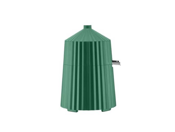 Alessi Plissé MDL07 GR - Presse-Agrumes Électrique Design\, en Résine Thermoplastique\, Fiche Européenne 80 W\, Vert