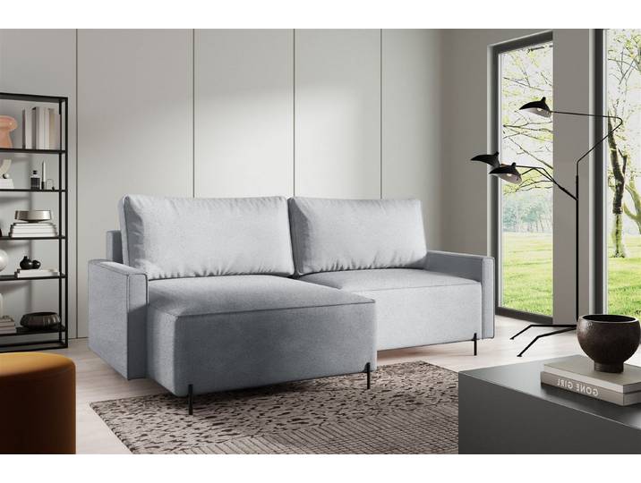 Fun Möbel Ecksofa Schlafsofa Sofa FUN CHINO in Stoff Now or Never, mit Bettkasten, Rundumbezug