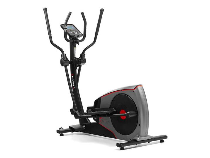 HMS Heimtrainer Ellipsentrainer Ausdauertrainer Ganzkörpertraining (Spar-Set, 1-tlg., 166 x 70 x 158 cm leise), Magnetbremse, 32 Stufen, Bluetooth, App, LCD