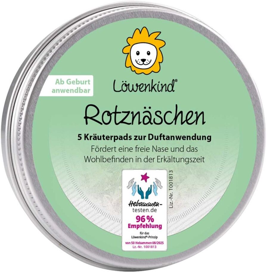 Löwenkind Rotznäschen-Pad 5er-Dose