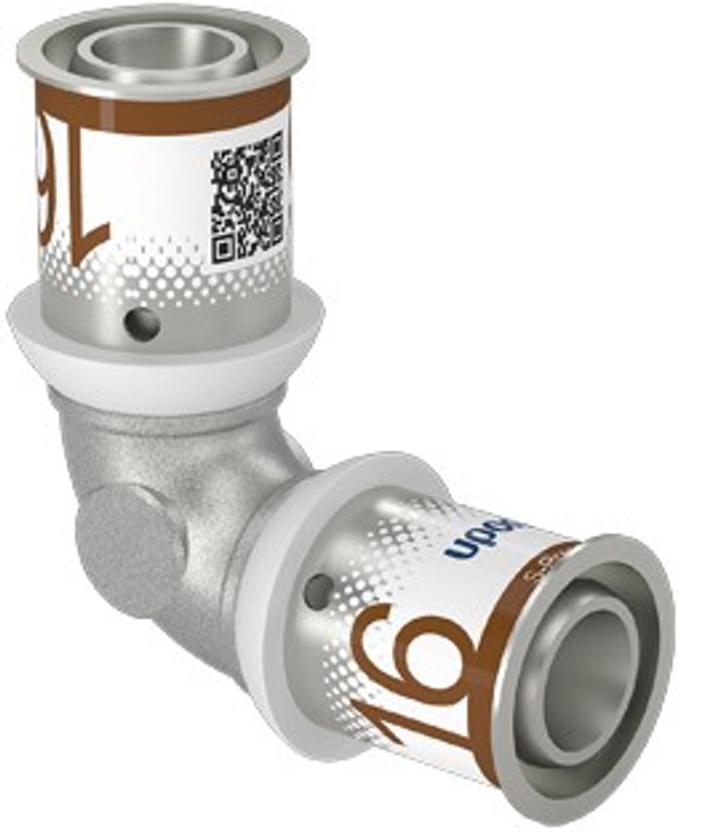 Uponor S-Press Plus bocht 16mm 90 graden persverbinding