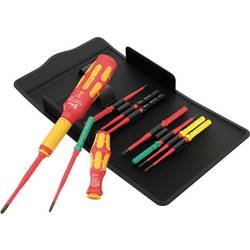 Wera VDE Safe-Torque Speed Basic 1 Elektriker Drehmoment-Schraubendreher-Set PH, PZ, TORX, Schlitz 05006634001