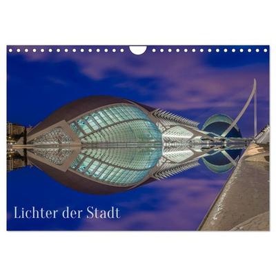 Lichter der Stadt (Wandkalender 2027 DIN A4 quer), CALVENDO Monatskalender
