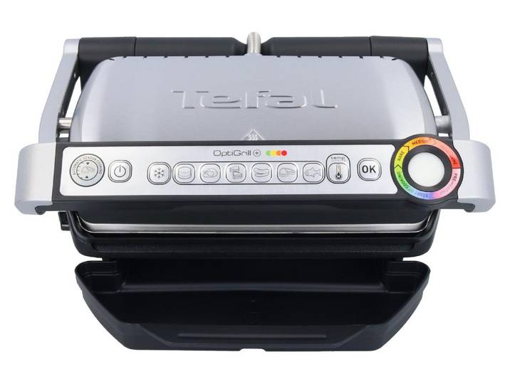 Tefal Optigrill+ GC712D34 Gril de contact 2000 watts 80 - 250 C argent / noir