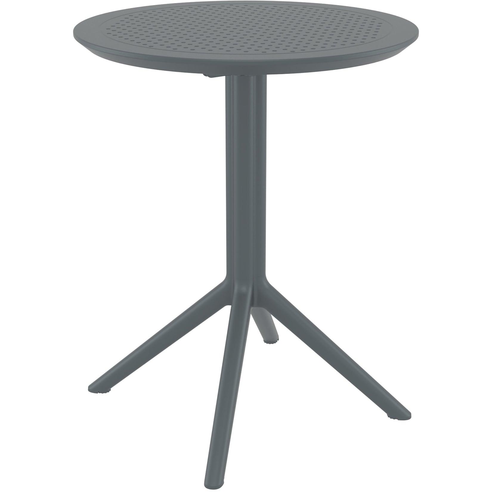 CLP Klapptisch Sky rund Farbe: dunkelgrau, Form: rund