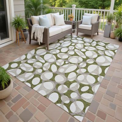 Addison Rugs Machine Washable Indoor/ Outdoor Contemporary Saline Chantille Rug