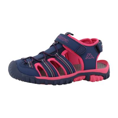 Sandale KAPPA "MITRA", Mädchen, Gr. 33, Synthetik, pink (navy, pink), Schuhe Sandale