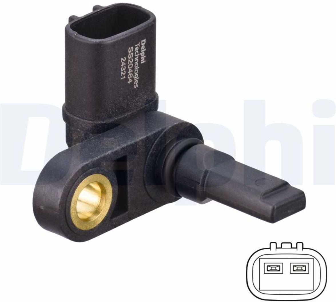 Sensor, Raddrehzahl DELPHI SS20464