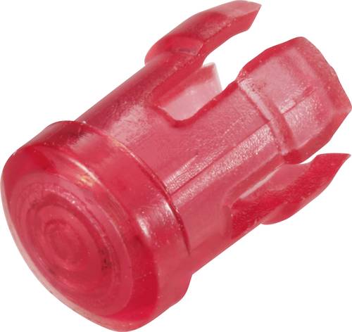 TRU COMPONENTS TC-13030644 Leuchtkappe Rot, Transparent Passend für (LEDs) LED 3mm