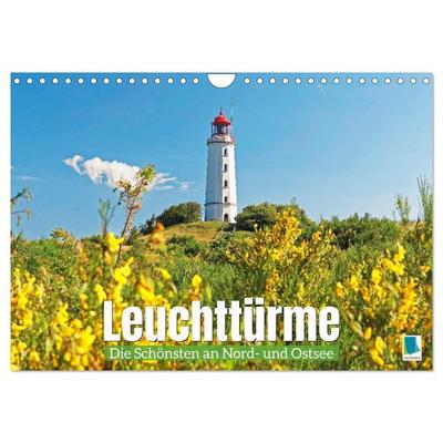 Leuchttürme: Die Schönsten an Nord- und Ostsee (Wandkalender 2027 DIN A4 quer), CALVENDO Monatskalender