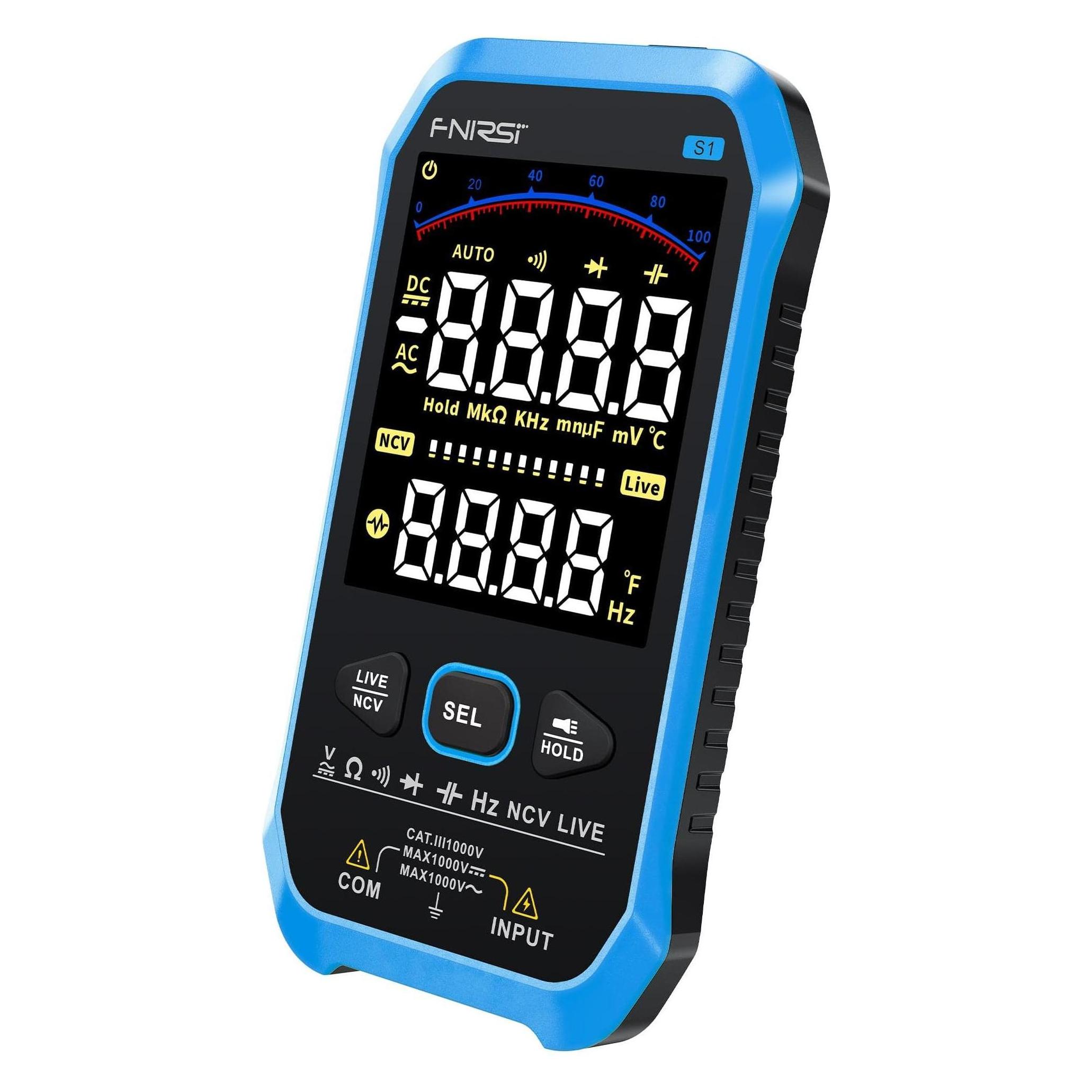 Fnirsi S1 digital multimeter (CAT III 1000V, Hand-Multimeter) (FNIRSI S1)