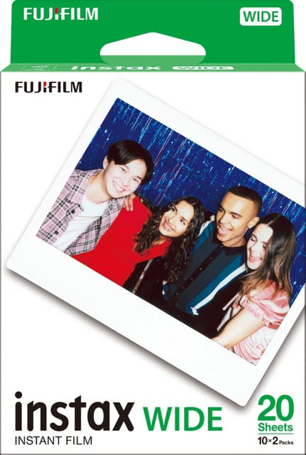Fujifilm Instax WIDE Colorfilm Glossy - 20 stuks