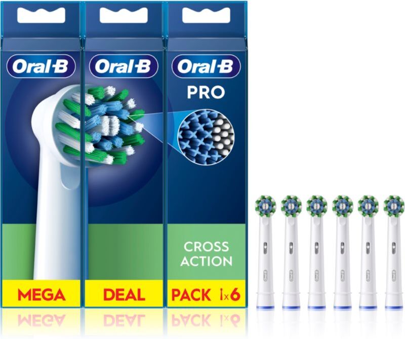 Oral-B PRO Cross Action Ersatzkopf für Zahnbürste 6 St.