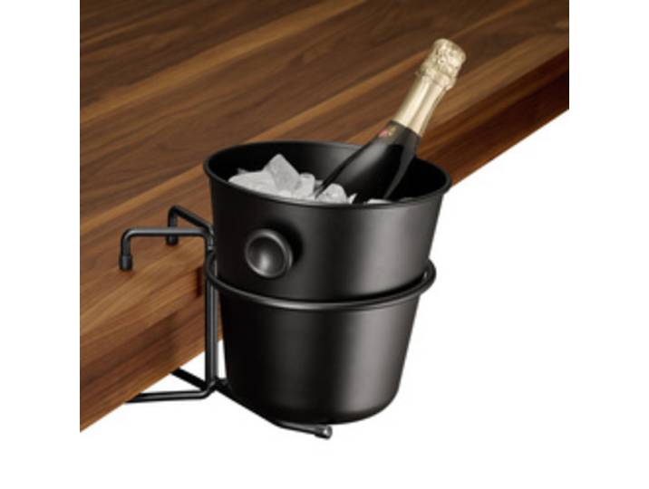 Support pour seau à vin/champagne, 730 mm, noir