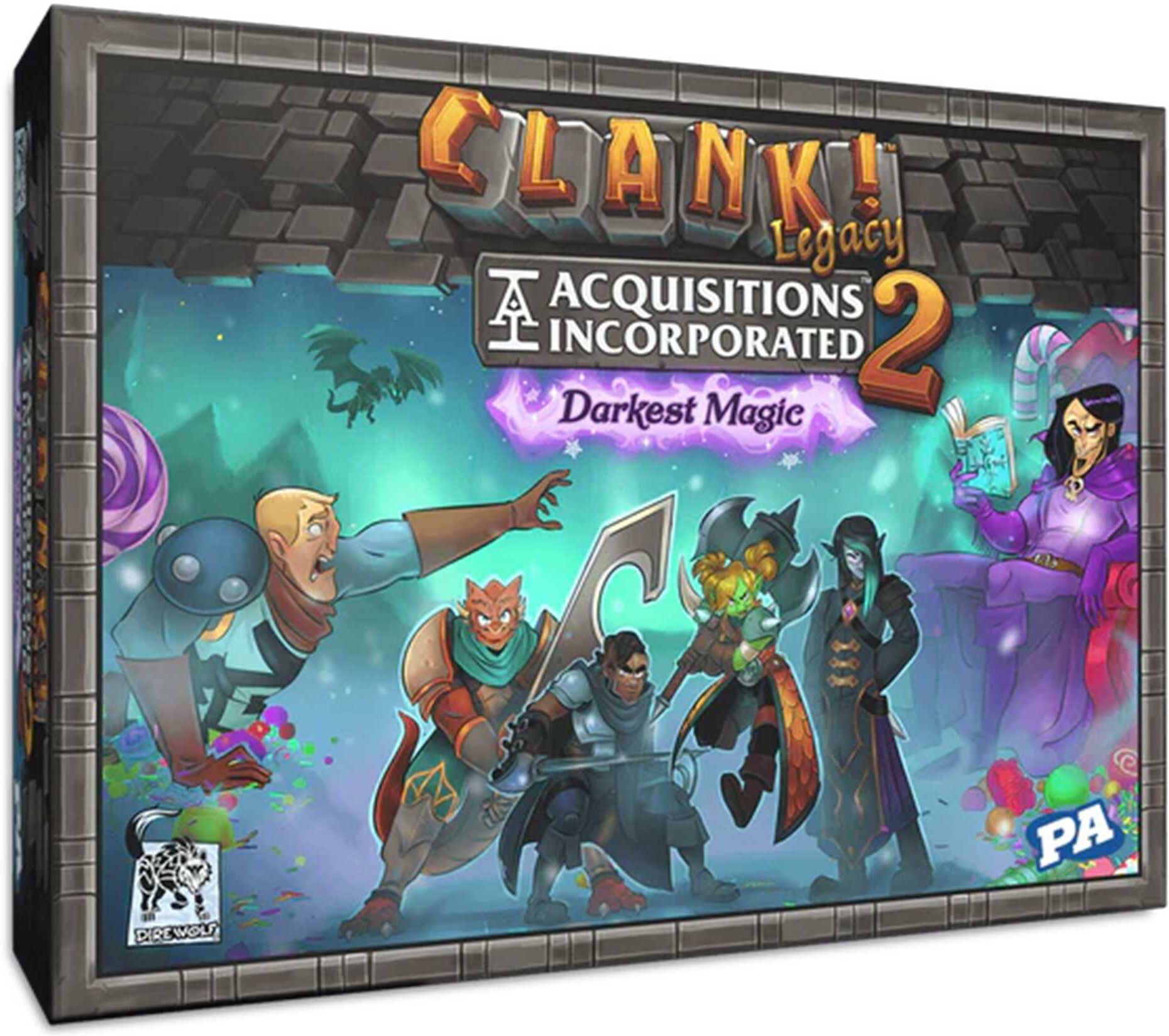 Clank! Legacy: Acquisitions Incorporated 2 - Darkest Magic, Legacy Campaign Board Game for 1-4 Players, Ages 12+, by Direwolf