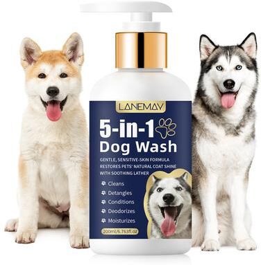 Happy Pet Pantry Healthy Coat Pet Shampoo For Dogs & Cats Pet Shampoo, Dog Odor Remover, Cat Shampoo 200ml Healthy Coat Pet Shampoo For Dogs & Cats Pet Shampoo, Dog Odor Remover, Cat Shampoo 200ml