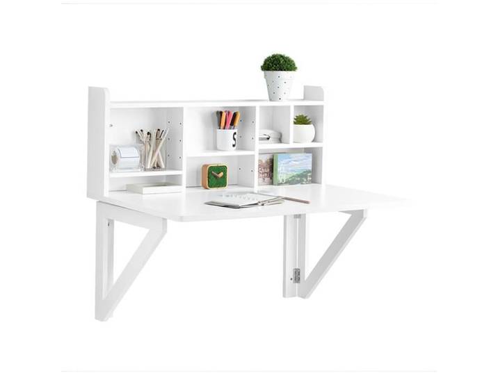 Table Murale Rabattable FWT07-II-W SoBuy - Blanc - 90x78x60cm