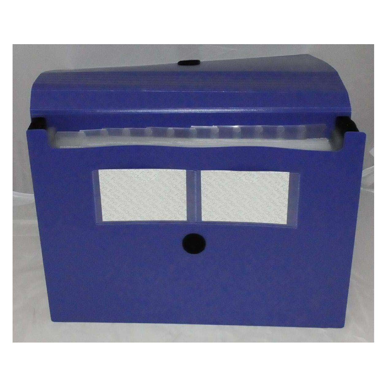 Foldersys Fächermappe 12 Fächer blau (A4) (70006-47)