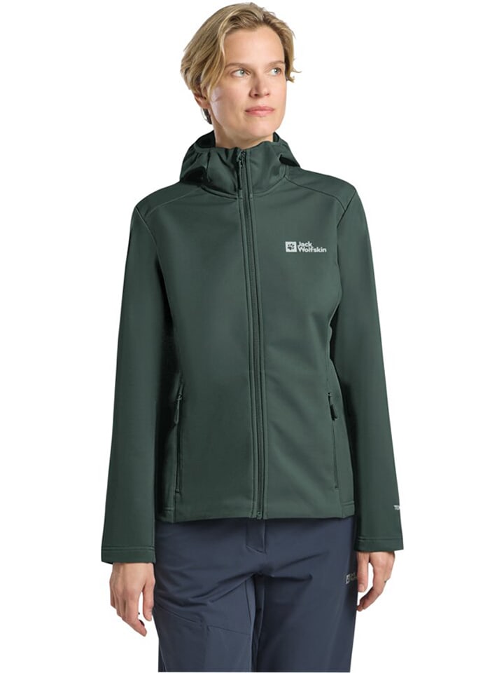 Jack Wolfskin Softshelljacke in Grün - S