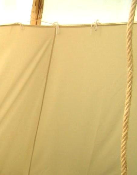 Lining für ein Tipi mit ca. 11m Durchmesser, inkl. Schnur