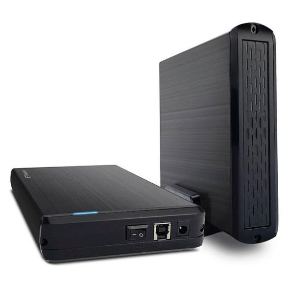 Fantec DB-G35U3-6G schwarz 3,5 SATA, USB 3.0, 6G, USB-B Anschluss Aluminium (2582)