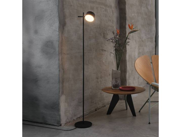 OSRAM LED Stehlampe Decor Kyoto, dimmbar, schwarz, für Wohn- / Esszimmer, Aluminium, Modern, LED Stehlampe