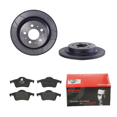 BREMBO Bremsensatz, Scheibenbremse 1420-55008 Hinterachse Geschlitzt 288mm 12mm für Volvo