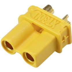 Reely RE-6619107 Akku Buchse XT30U, 2 mm Buchse vergoldet, zum Löten 1 St.
