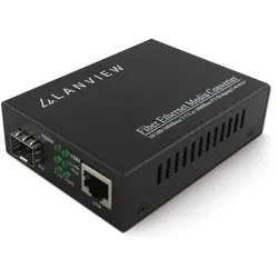 Lanview 10/100/1000Base-T RJ45 to, Netzwerk Switch, Schwarz
