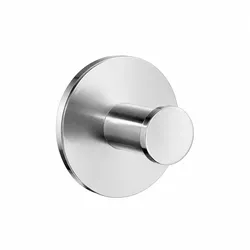 Handtuchhaken Diameter 45 mm Edelstahl gebürstet