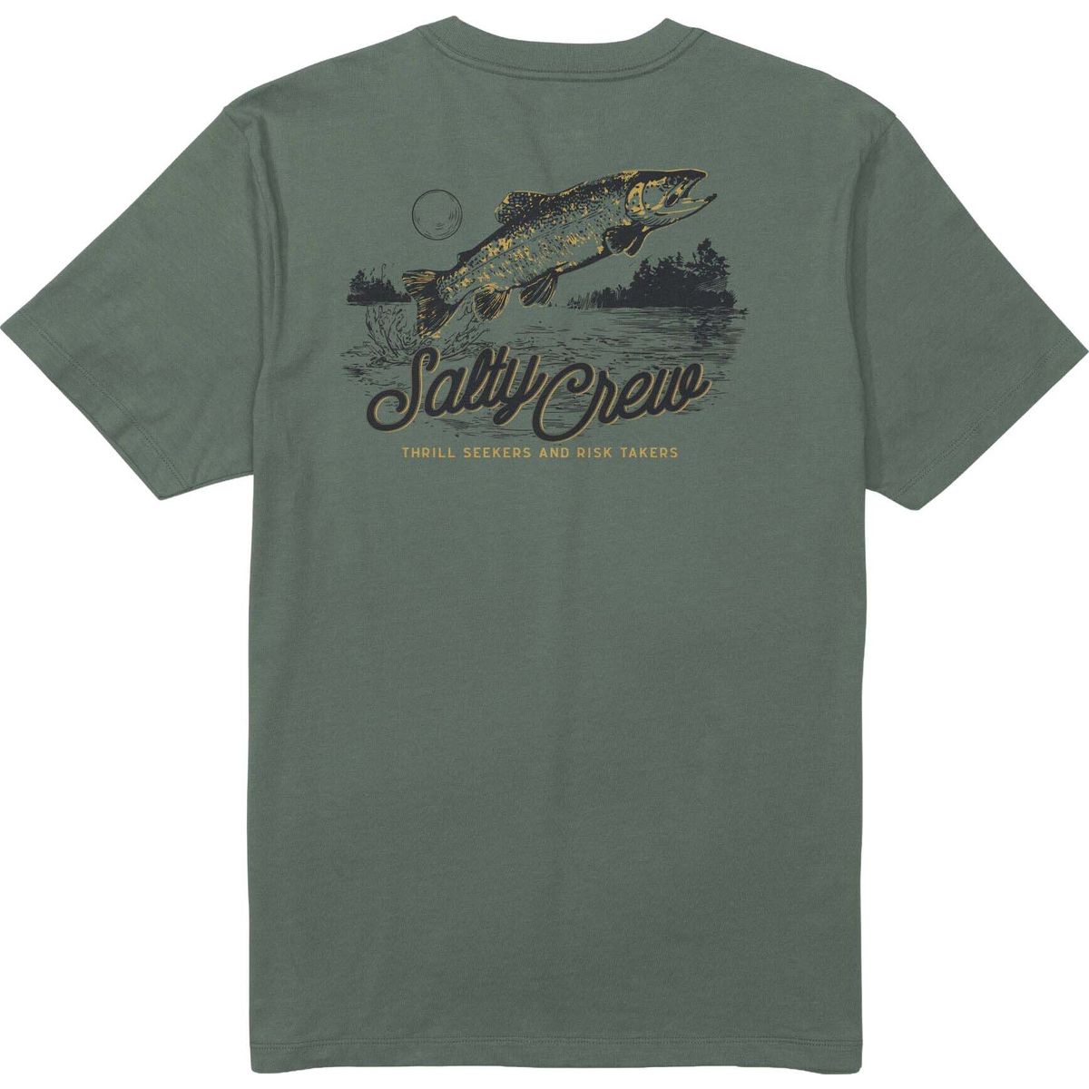 Salty Crew Fish Fest SS Tee laurel wreath (LRLW) S 25035073-LRLW-S