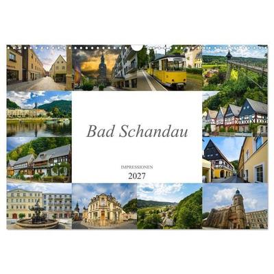 Bad Schandau Impressionen (Wandkalender 2027 DIN A3 quer), CALVENDO Monatskalender