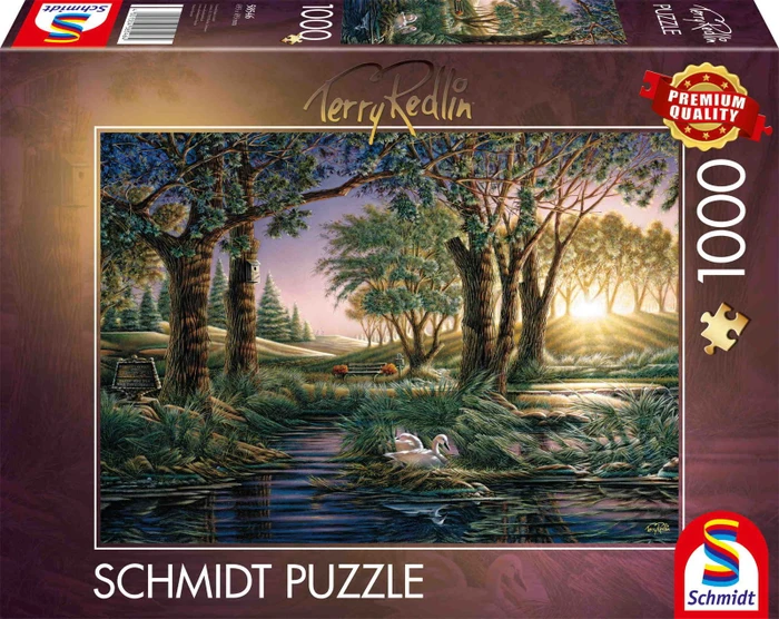 Schmidt Spiele Terry Redlin: Morgenzauber am Teich (1000 Teile)
