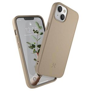 Woodcessories Handyhülle ECO671 Bio Case, MagSafe, braun, für iPhone 13-14, aus Bio-Kunststoff, Backcover
