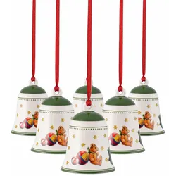 Villeroy & Boch My Christmas Tree Glocke Spielzeug ø 5,4 cm 6er Set - grün