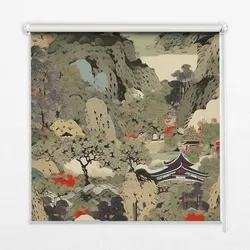 INNENROLLO - Fensterrollo - Rollo - 120x140 cm - Berg