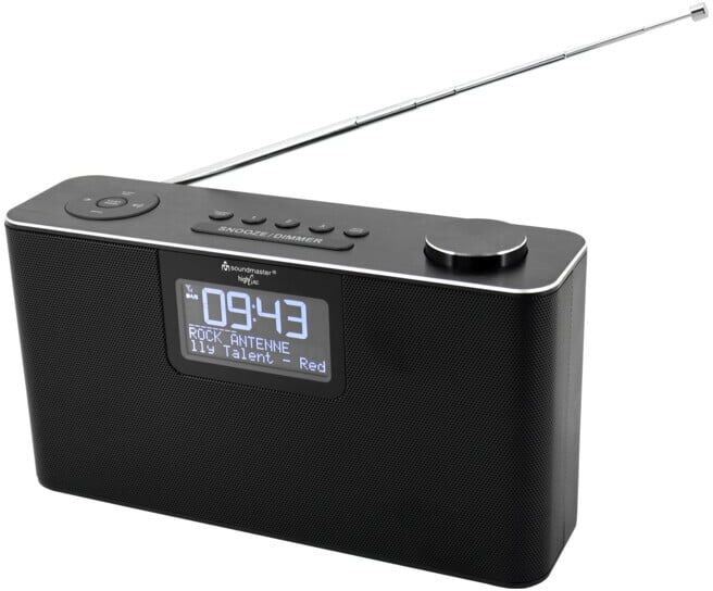Soundmaster Radio DAB+ DAB700SW noir Bluetooth (DAB700SW)