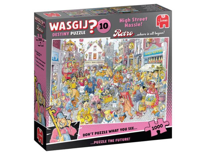 Wasgij Retro Destiny 10 - Chaos in de winkelstraat! (1000)