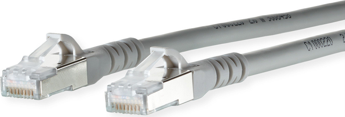 Metz Connect Cat6a patchkabel S/FTP, grijs, 0,5 meter