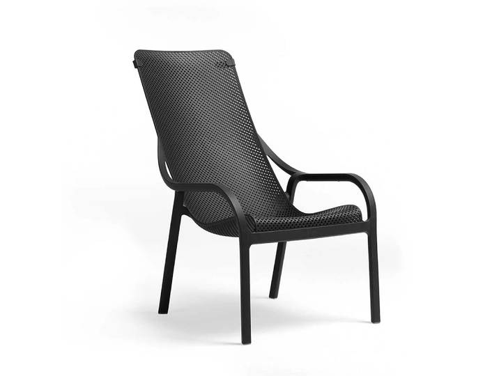 NARDI fauteuil pour extérieur NET LOUNGE (Anthracite - Polypropylène PRV)