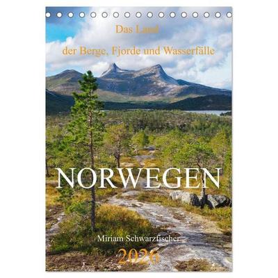 Norwegen - Das Land der Berge, Fjorde und Wasserfälle (Tischkalender 2026 DIN A5 hoch), CALVENDO Monatskalender