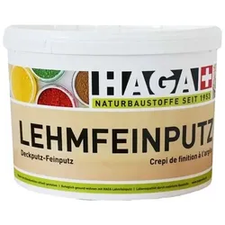 HAGA 521 Lehmfeinputz naturweiß- 10 kg Eimer