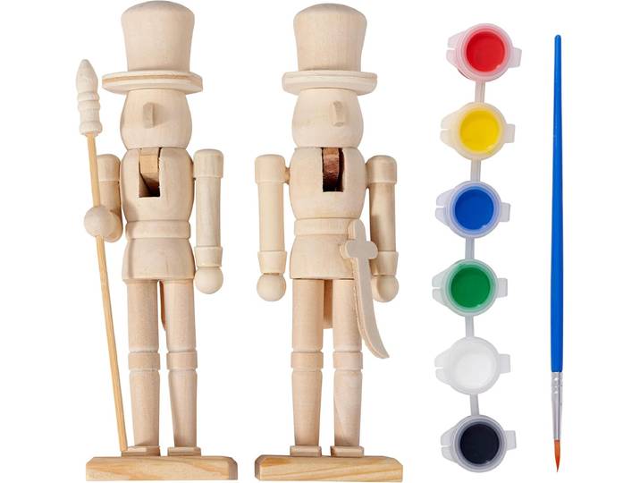 Weihnachts-Nussknacker Painting Set 2 Stück